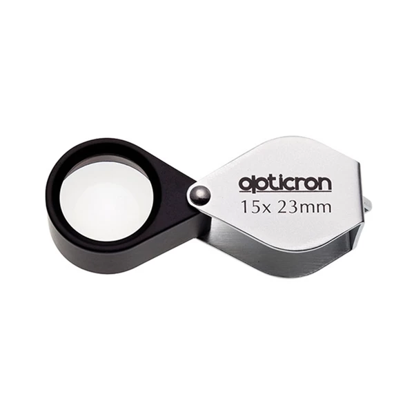 Hand Magnifier Brand OPTICRON 15 x 23 mm