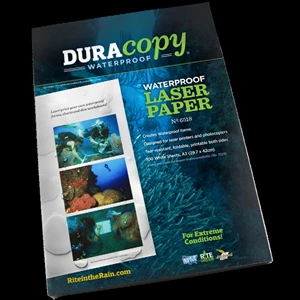 RR 6518 A3  DURACOPY LASER COPIER PAPER RITE IN THE RAIN